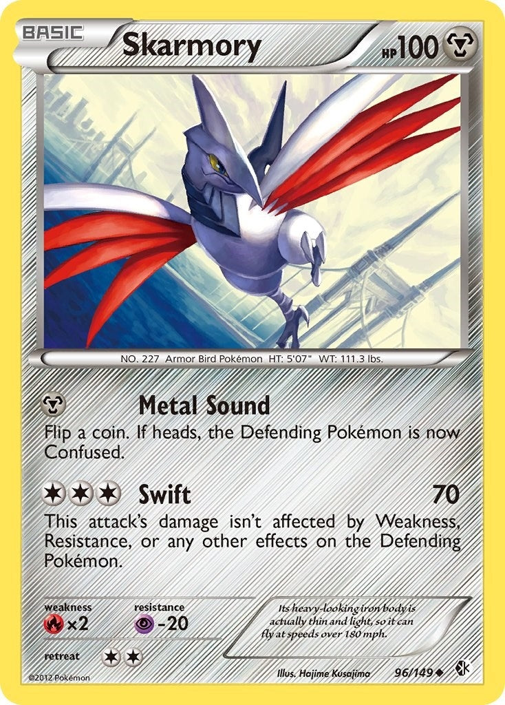 Image for Skarmory (96) (96/149) (Boundaries Crossed) - Pokemon
