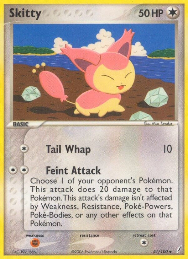 Image for Skitty (41/100) (Crystal Guardians) - Pokemon
