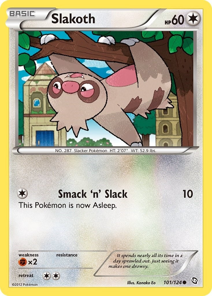 Image for Slakoth (101/124) (Dragons Exalted) - Pokemon