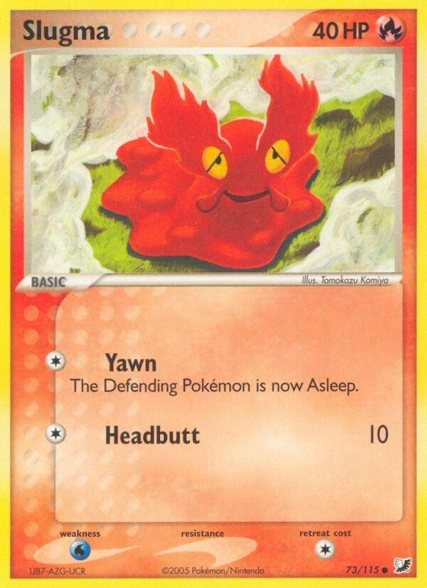 Image for Slugma (73/115) (Unseen Forces) - Pokemon