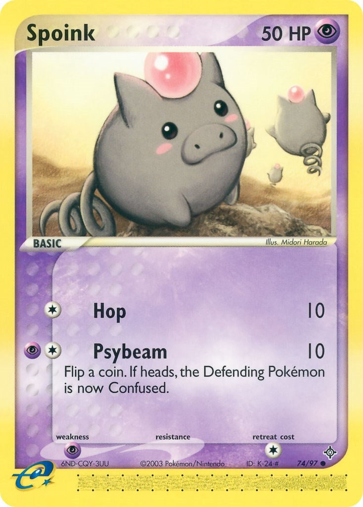 Image for Spoink (74/97) (Dragon) - Pokemon