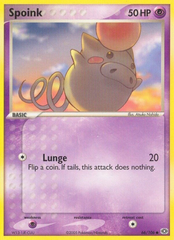Image for Spoink (66/106) (Emerald) - Pokemon