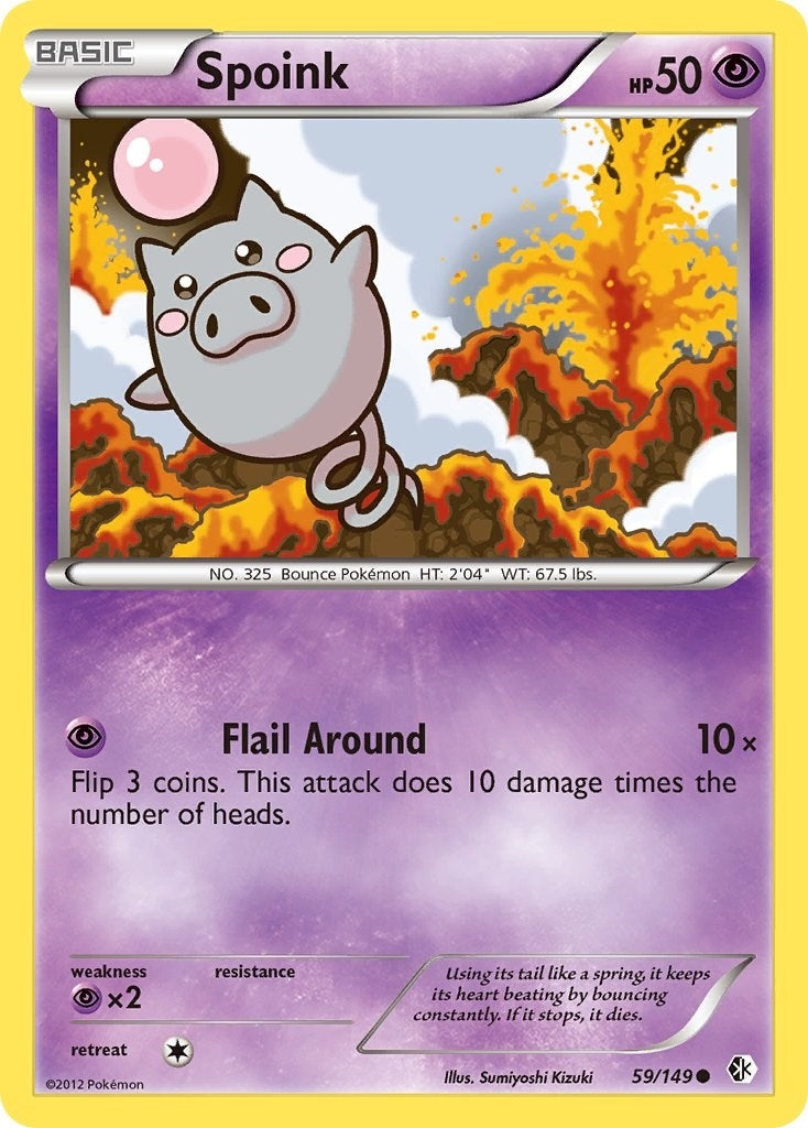 Image for Spoink (59/149) (Boundaries Crossed) - Pokemon