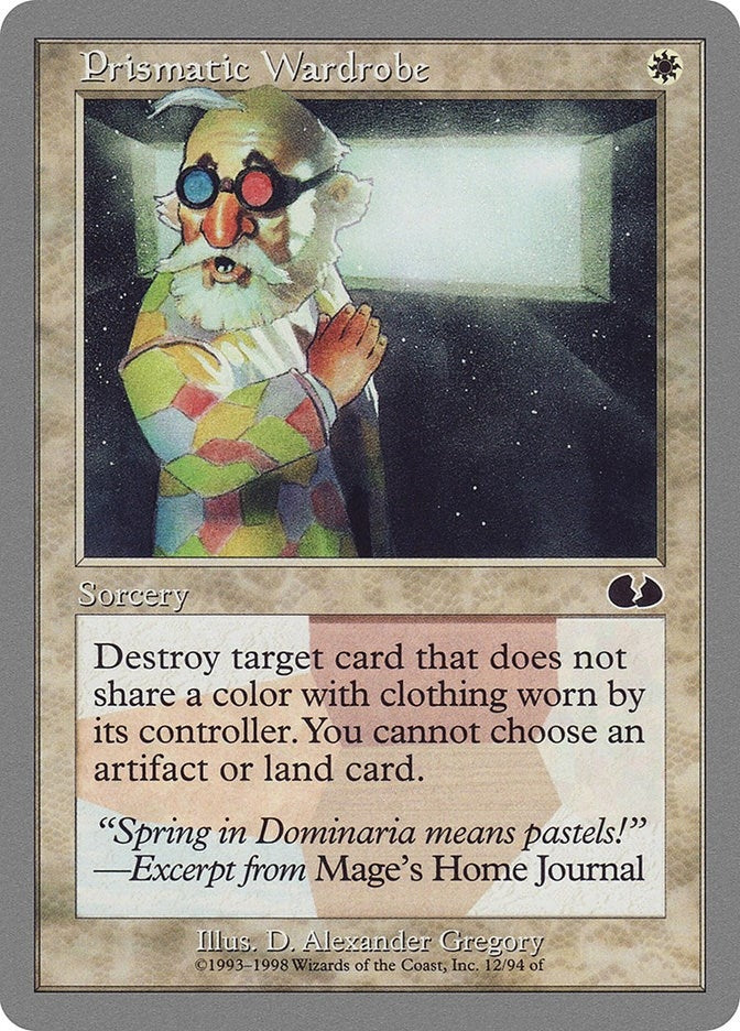 Prismatic Wardrobe (12) (Unglued)