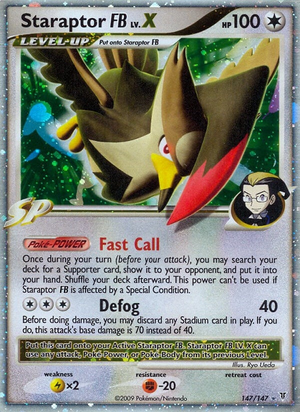 Image for Staraptor FB Lv.X (147) (Supreme Victors) - Pokemon