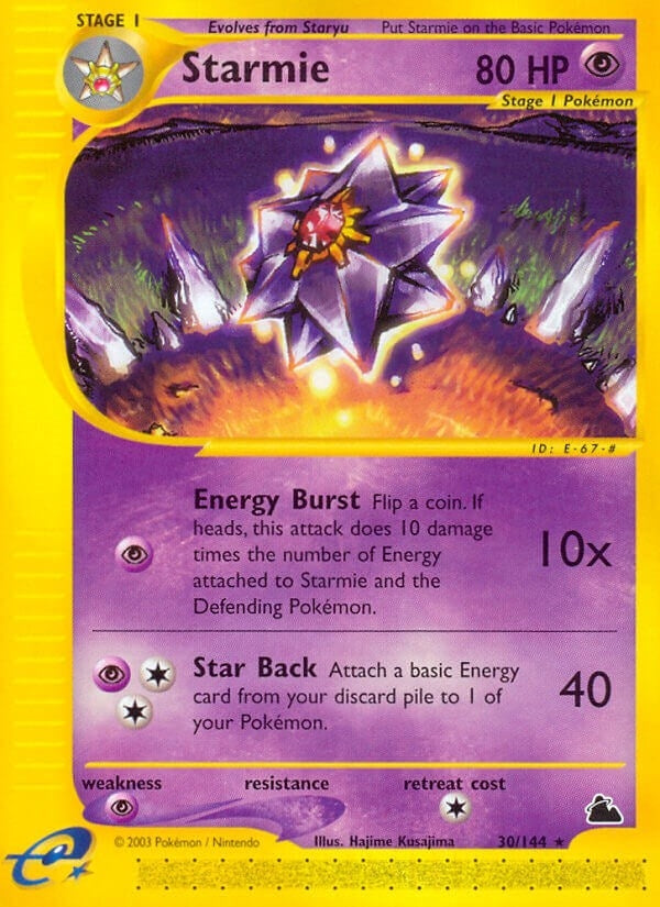 Image for Starmie (30) (030/144) (Skyridge) - Pokemon