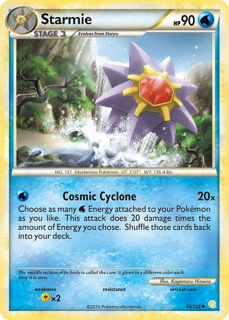 Image for Starmie (53/123) (HeartGold SoulSilver) - Pokemon