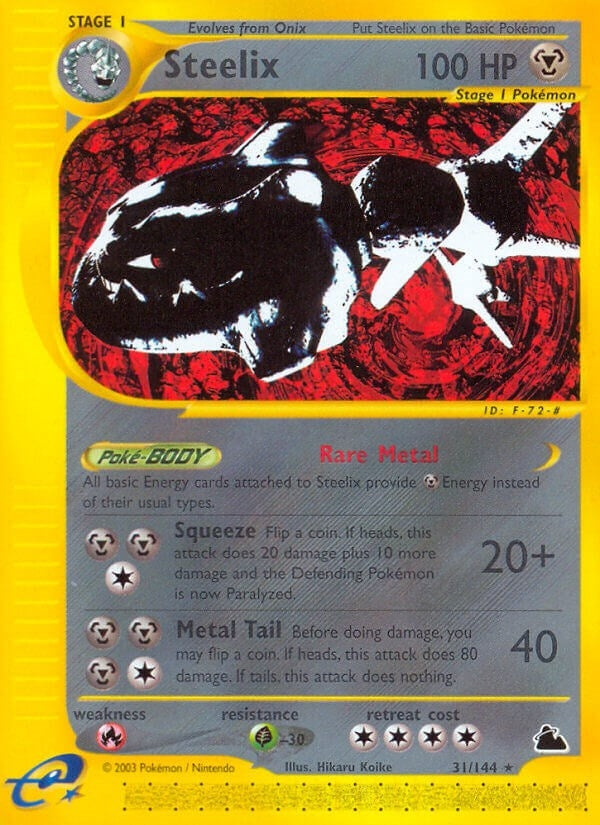Image for Steelix (31) (031/144) (Skyridge) - Pokemon