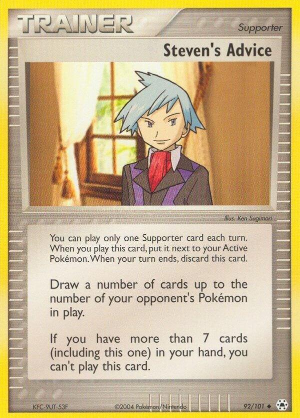 Image for Steven's Advice (92/101) (Hidden Legends) - Pokemon