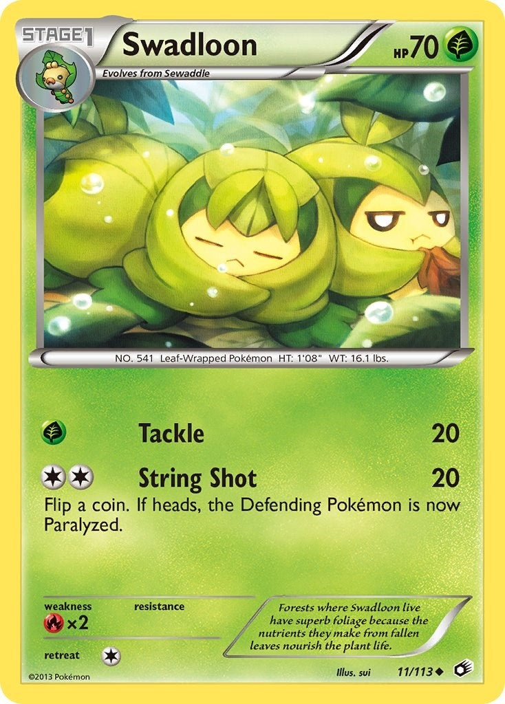 Image for Swadloon (11/113) (Legendary Treasures) - Pokemon