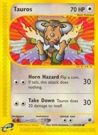 Image for Tauros (133/165) (Expedition) - Pokemon