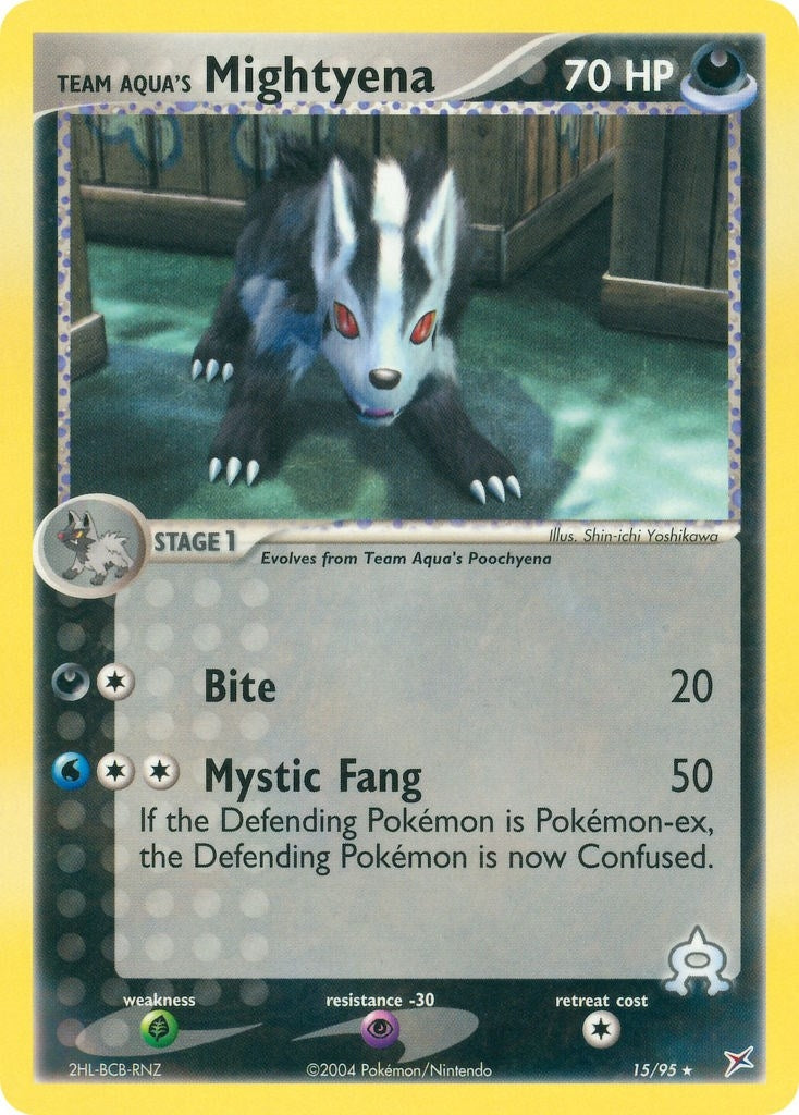 Image for Team Aqua's Mightyena (15/95) (Team Magma vs Team Aqua) - Pokemon