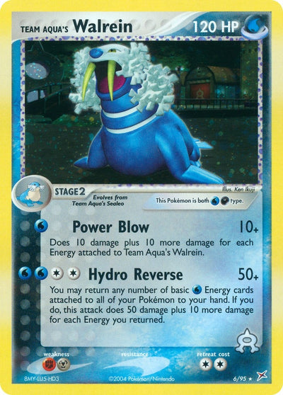 Team Aqua's Walrein (6/95) (Team Magma vs Team Aqua)