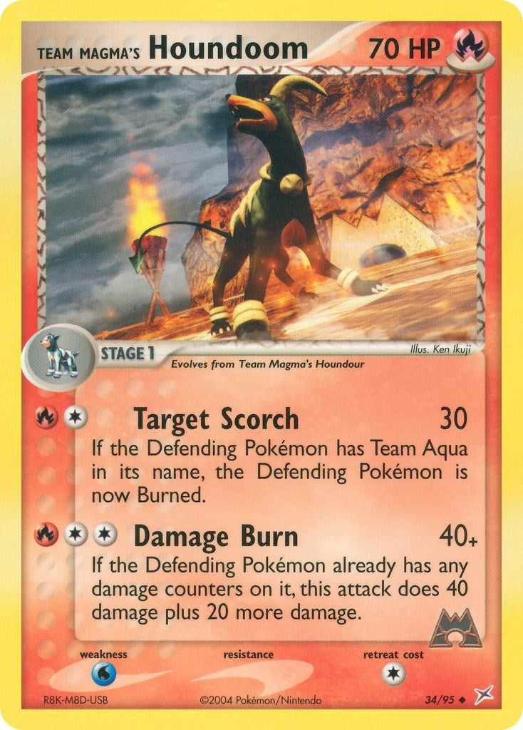 Image for Team Magma's Houndoom (34/95) (Team Magma vs Team Aqua) - Pokemon