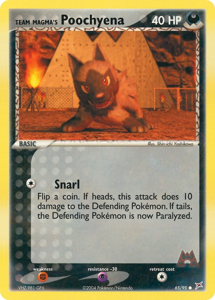 Image for Team Magma's Poochyena (65/95) (Team Magma vs Team Aqua) - Pokemon