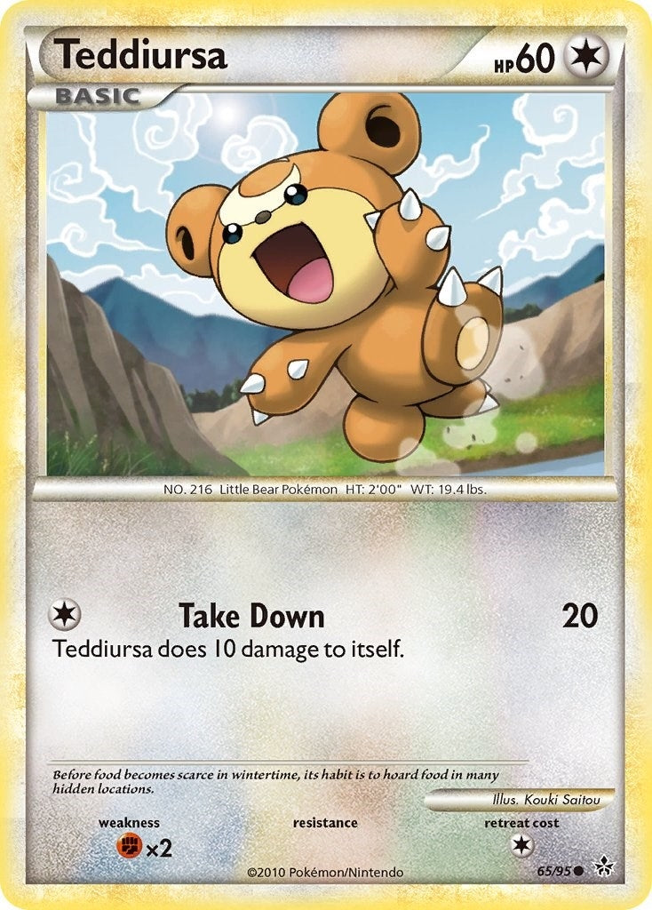 Image for Teddiursa (65/95) (Unleashed) - Pokemon