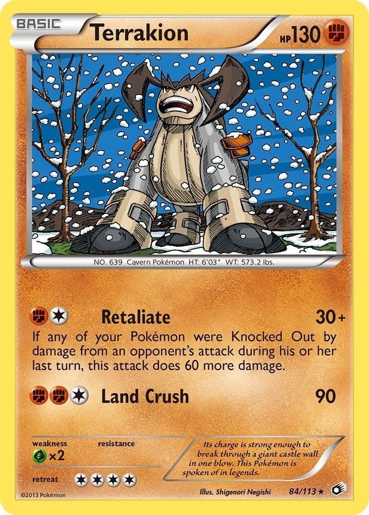 Image for Terrakion (84/113) (Legendary Treasures) - Pokemon