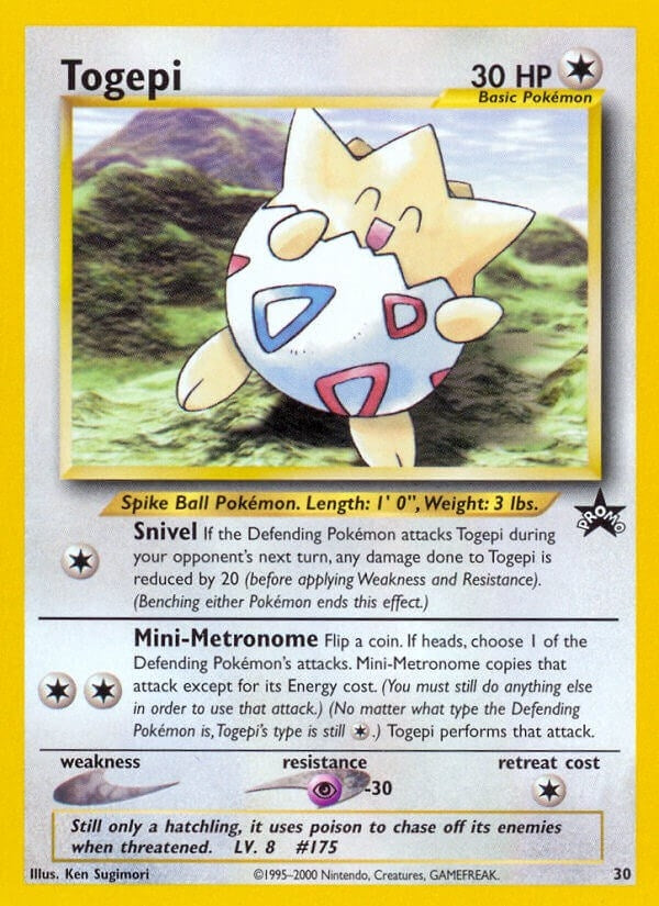 Image for Togepi (30/53) (WoTC Promo) - Pokemon
