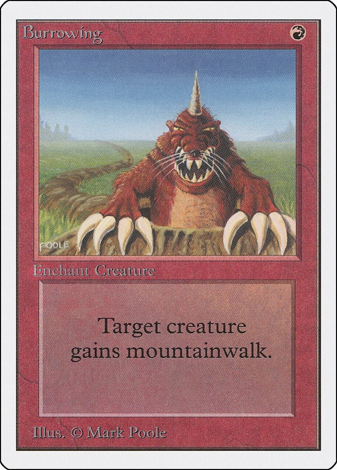 Burrowing (Unlimited Edition)