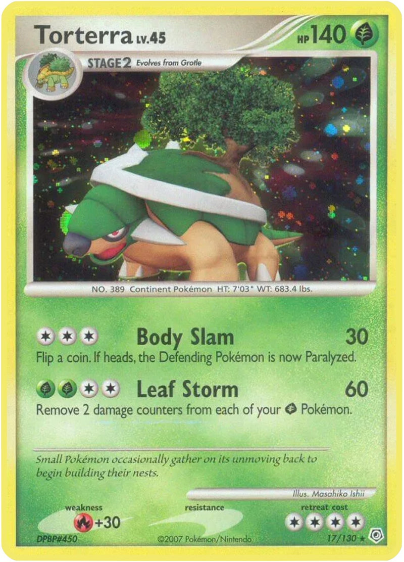 Image for Torterra (17/130) (Diamond and Pearl) - Pokemon