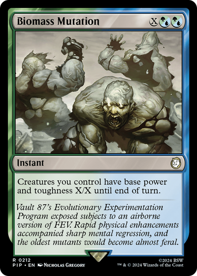 Biomass Mutation (212) (Universes Beyond: Fallout)