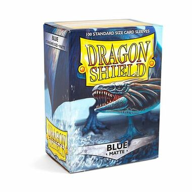 Dragon Shield Sleeves: Standard Matte - Blue 100CT