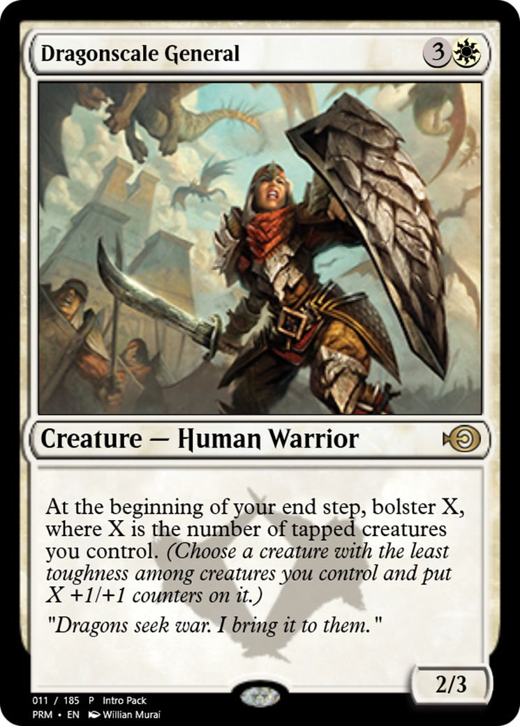 Dragonscale General (PRM-55707) - Magic Online Promos Foil