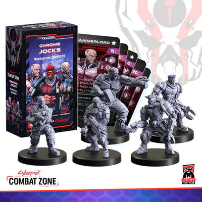 Cyberpunk RED: Combat Zone- Maelstrom Gangers- Chrome Jocks