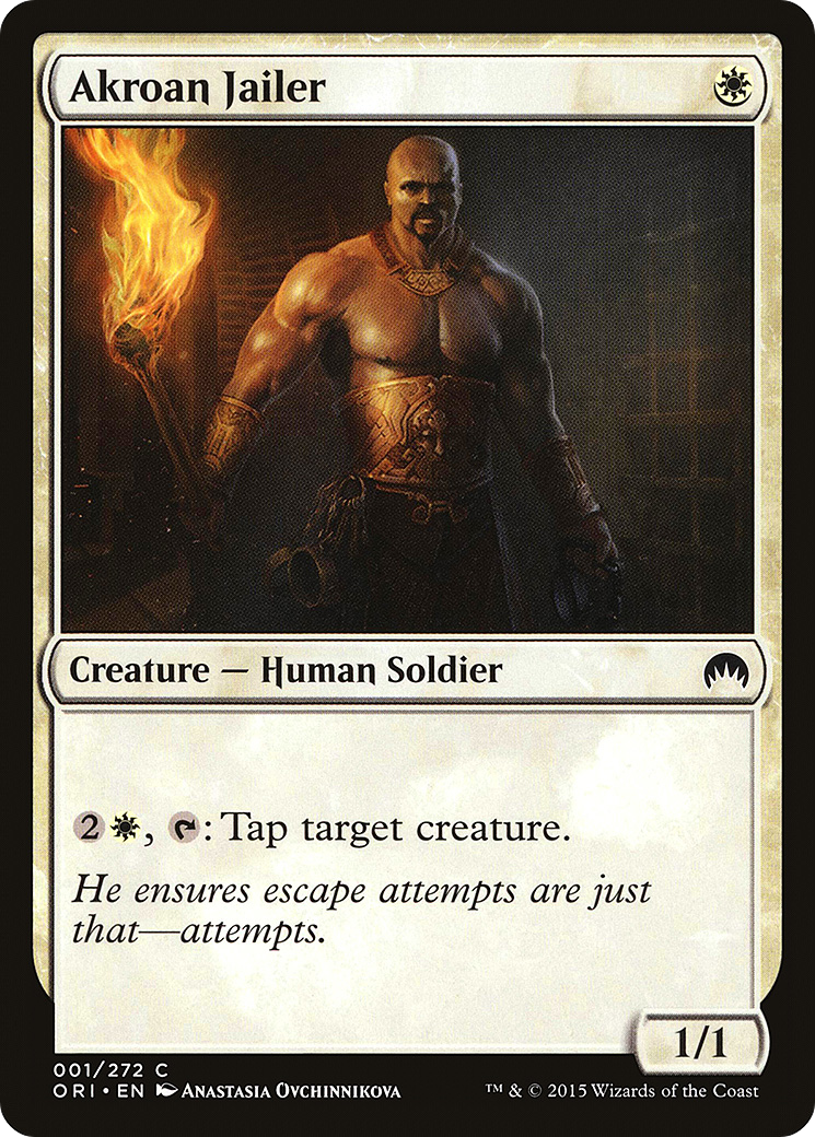 Akroan Jailer (1) (Magic Origins)