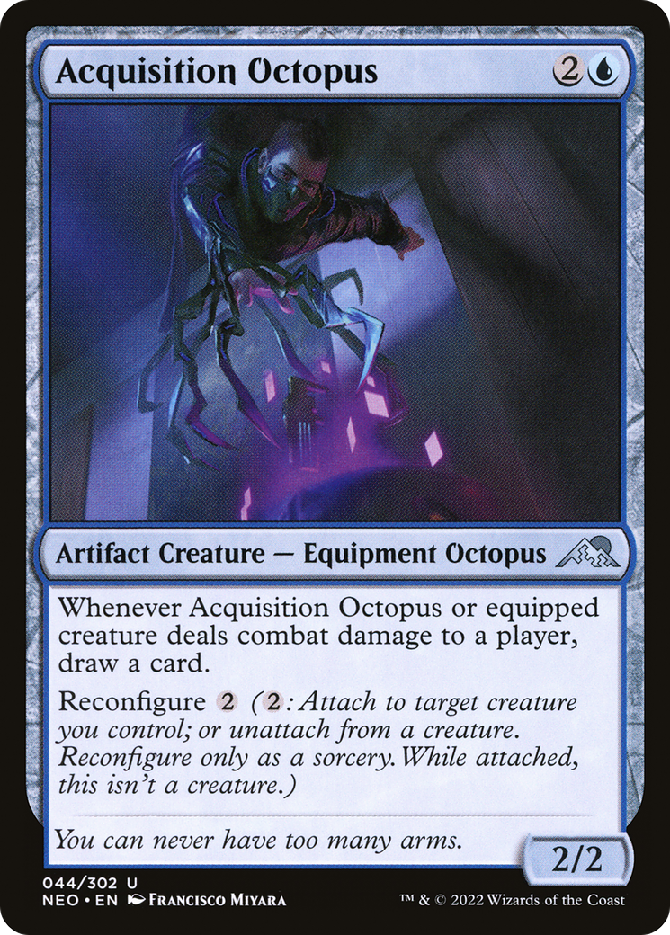 Acquisition Octopus (44) (Kamigawa: Neon Dynasty)