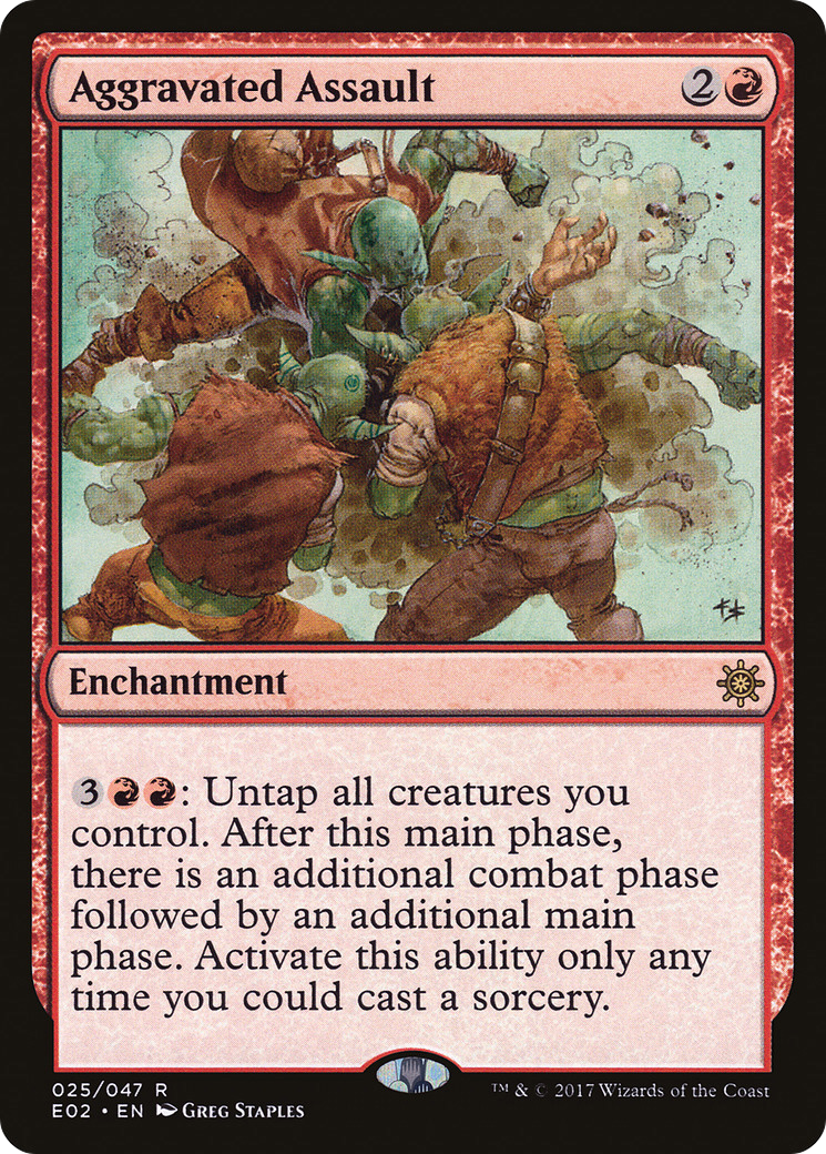 Aggravated Assault (25) (Explorers of Ixalan)