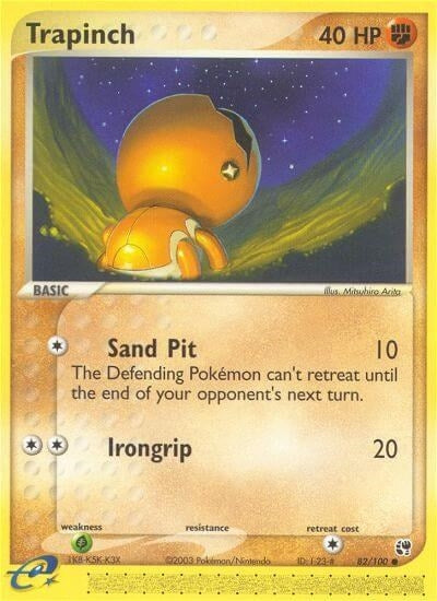 Image for Trapinch (82/100) (Sandstorm) - Pokemon