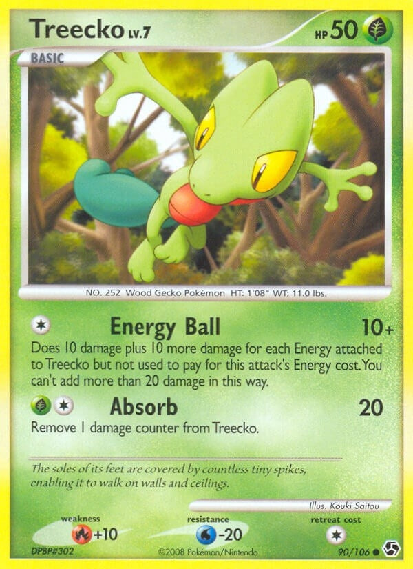 Image for Treecko (90/106) (Great Encounters) - Pokemon