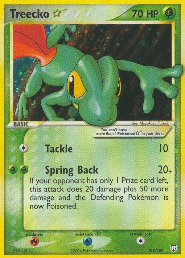 Image for Treecko Star (109/109) (Team Rocket Returns) - Pokemon