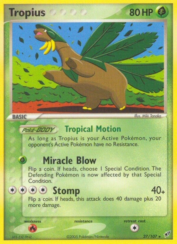 Image for Tropius (27/107) (Deoxys) - Pokemon