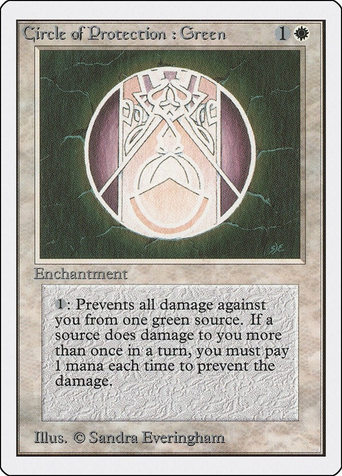 Circle of Protection: Green (Unlimited Edition)