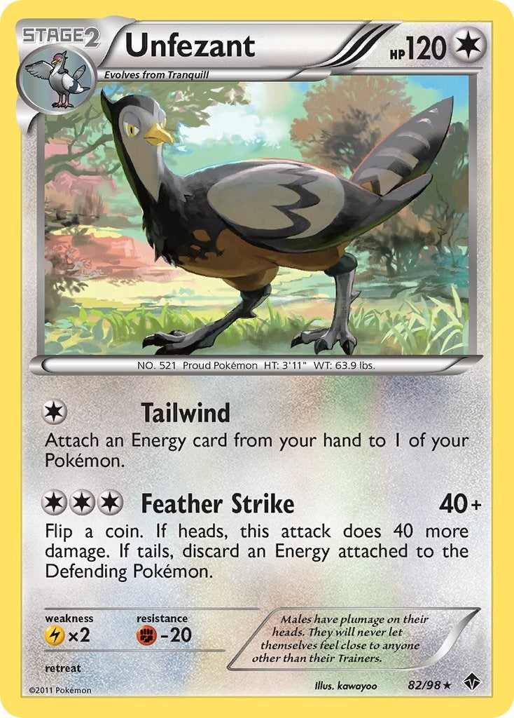 Image for Unfezant (82/98) (Emerging Powers) - Pokemon