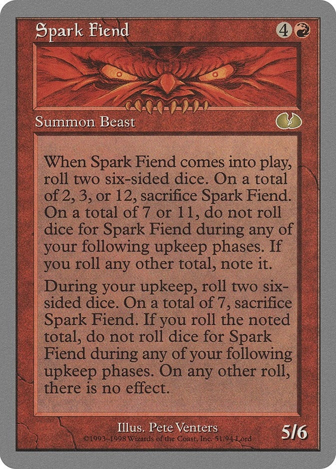 Spark Fiend (51) (Unglued)