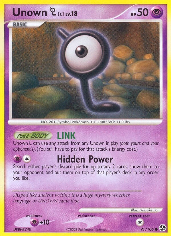 Image for Unown [L] (91/106) (Great Encounters) - Pokemon