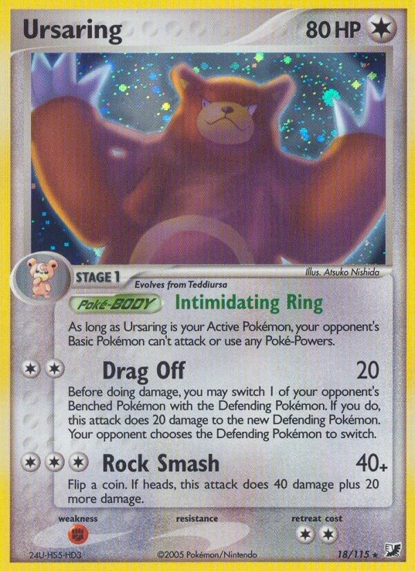 Image for Ursaring (18/115) (Unseen Forces) - Pokemon
