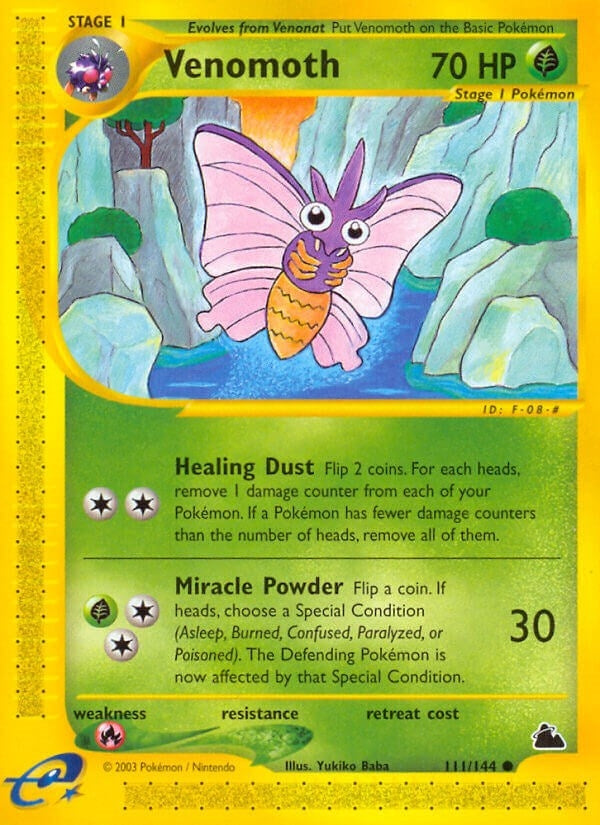 Image for Venomoth (111/144) (Skyridge) - Pokemon