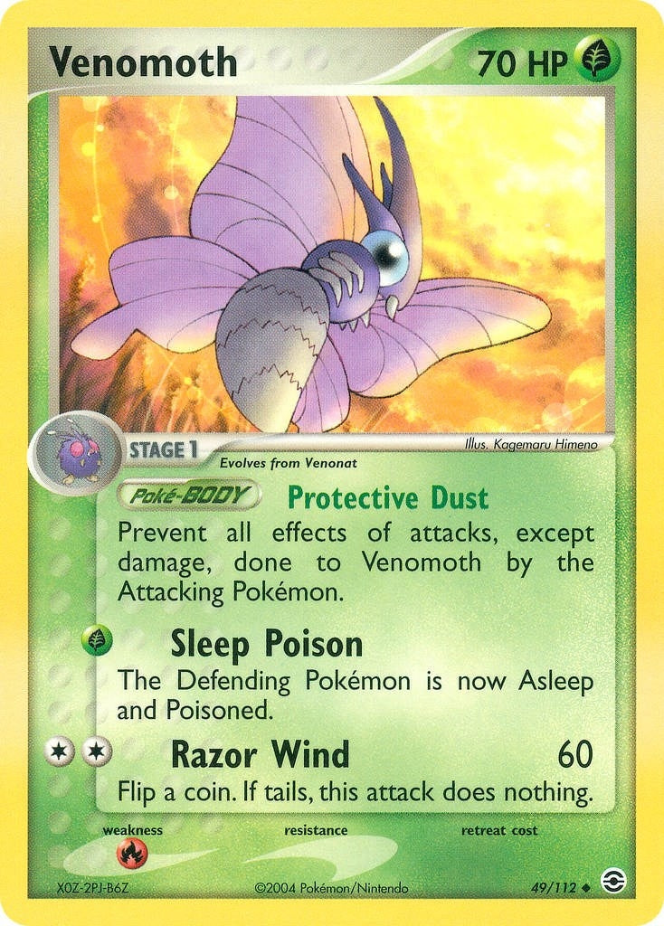 Image for Venomoth (49/112) (FireRed & LeafGreen) - Pokemon