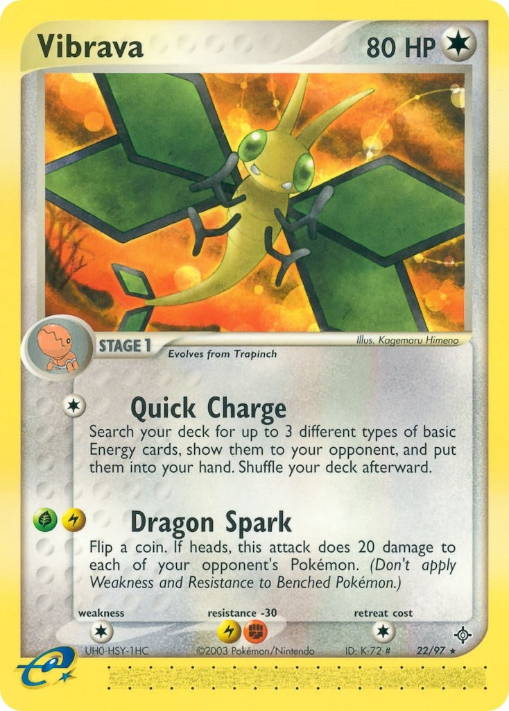 Image for Vibrava (22/97) (Dragon) - Pokemon
