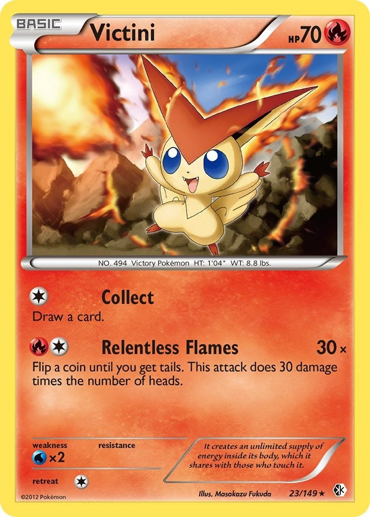 Image for Victini (23/149) (Boundaries Crossed) - Pokemon