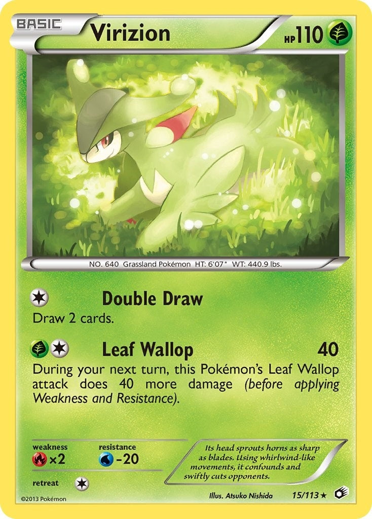 Image for Virizion (15/113) (Legendary Treasures) - Pokemon