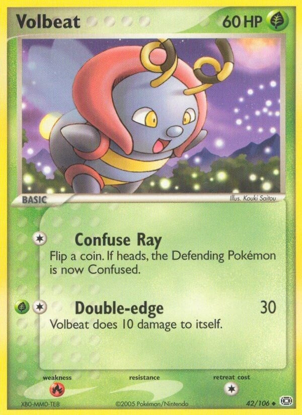 Image for Volbeat (42/106) (Emerald) - Pokemon