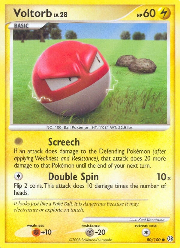 Image for Voltorb (80) (80/100) (Stormfront) - Pokemon