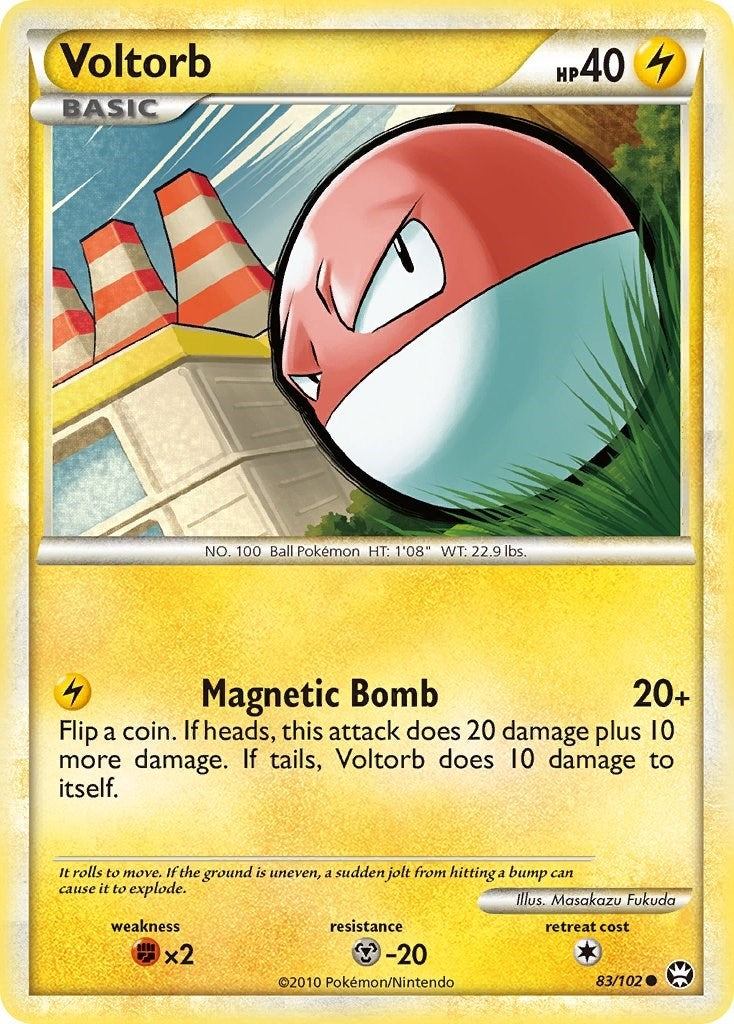 Image for Voltorb (83/102) (Triumphant) - Pokemon