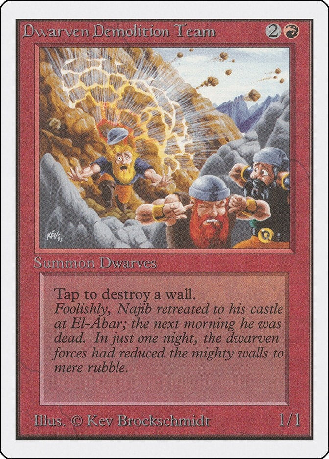 Dwarven Demolition Team (Unlimited Edition)
