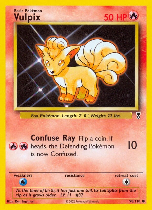 Image for Vulpix (098/110) (Legendary Collection) - Pokemon
